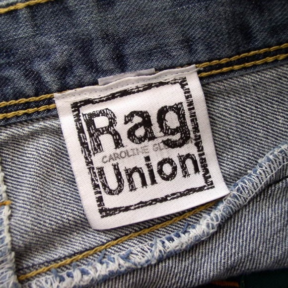 Urban Outfitters Rag Union Denim Shorts Button Fly - Picture 5 of 6